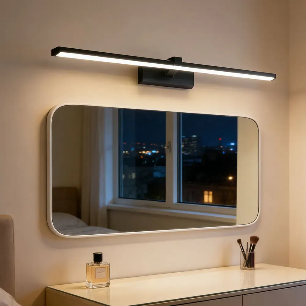 Applique murale LED moderne pour miroir de coiffeuse, salle de bain, miroir de maquillage, lampe frontale, luminaire d'intérieur, décoration 3