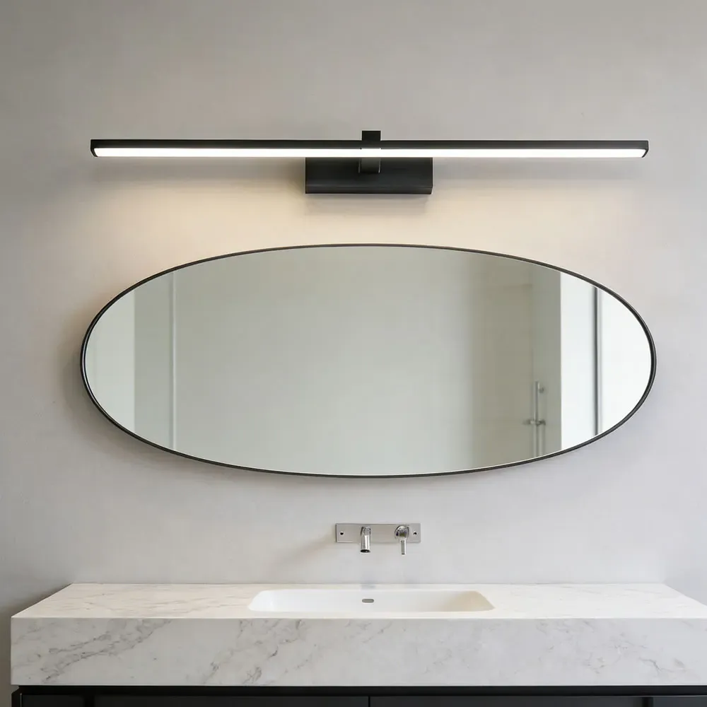 Applique murale LED moderne pour miroir de coiffeuse, salle de bain, miroir de maquillage, lampe frontale, luminaire d'intérieur, décoration 2