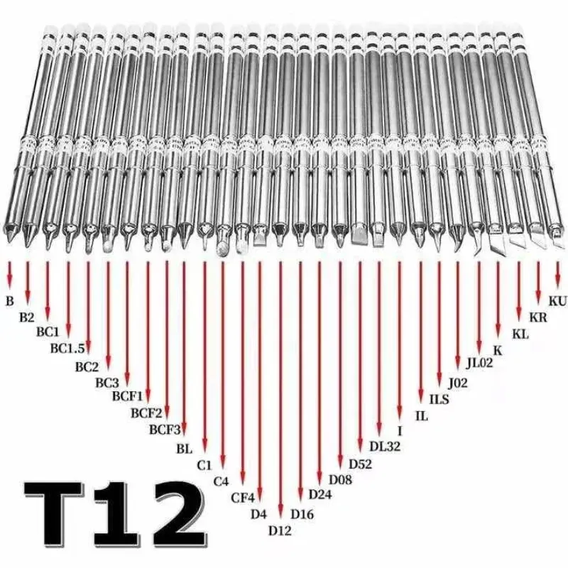 Pointes de fer à souder T12 pour station de soudage Hakko FX951 5