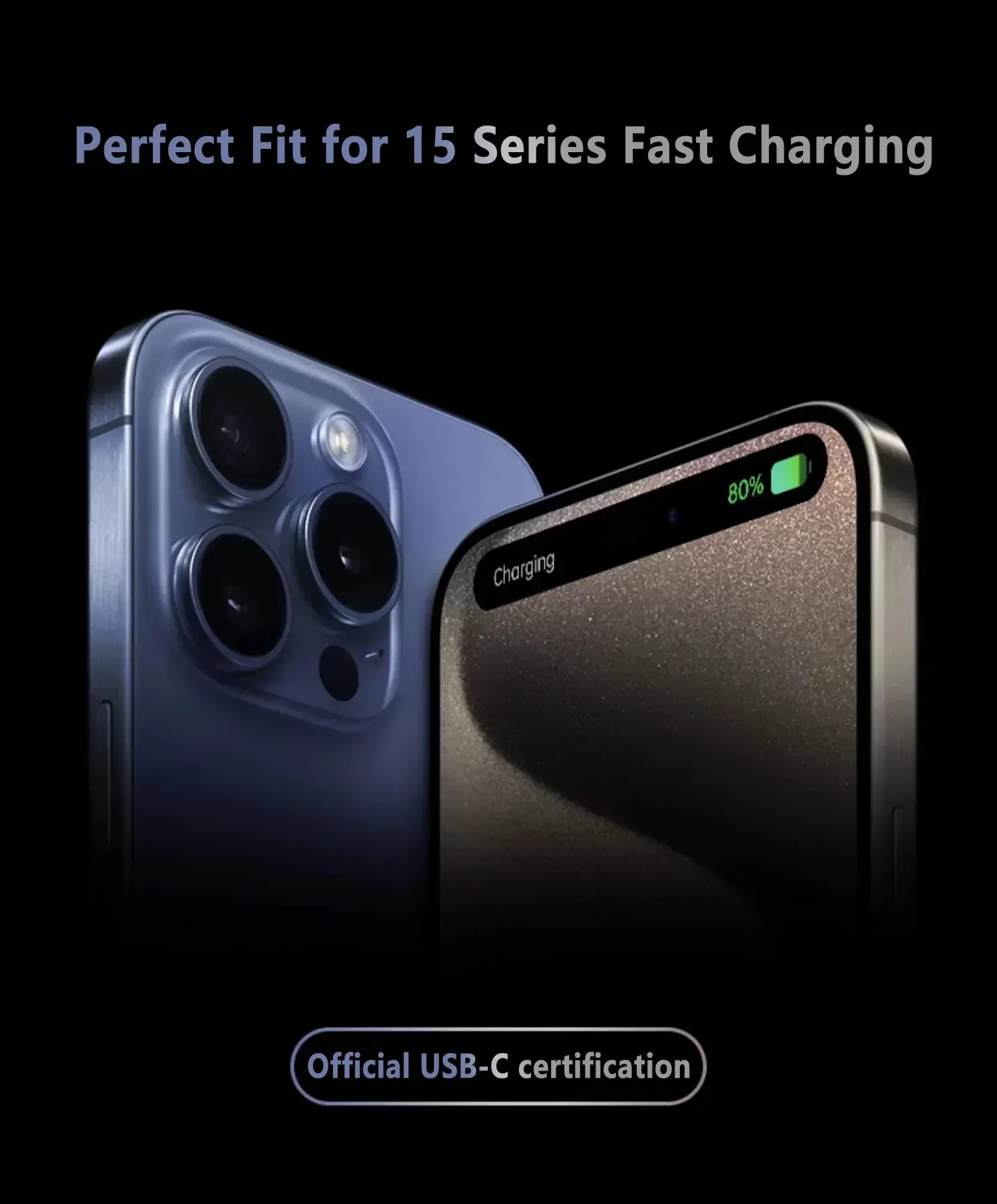 Câble USB-C tressé en situation