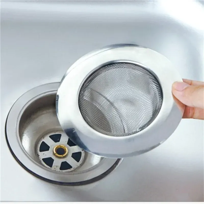 Bouchon à cheveux en acier inoxydable pour baignoire, filtre de vidange de douche