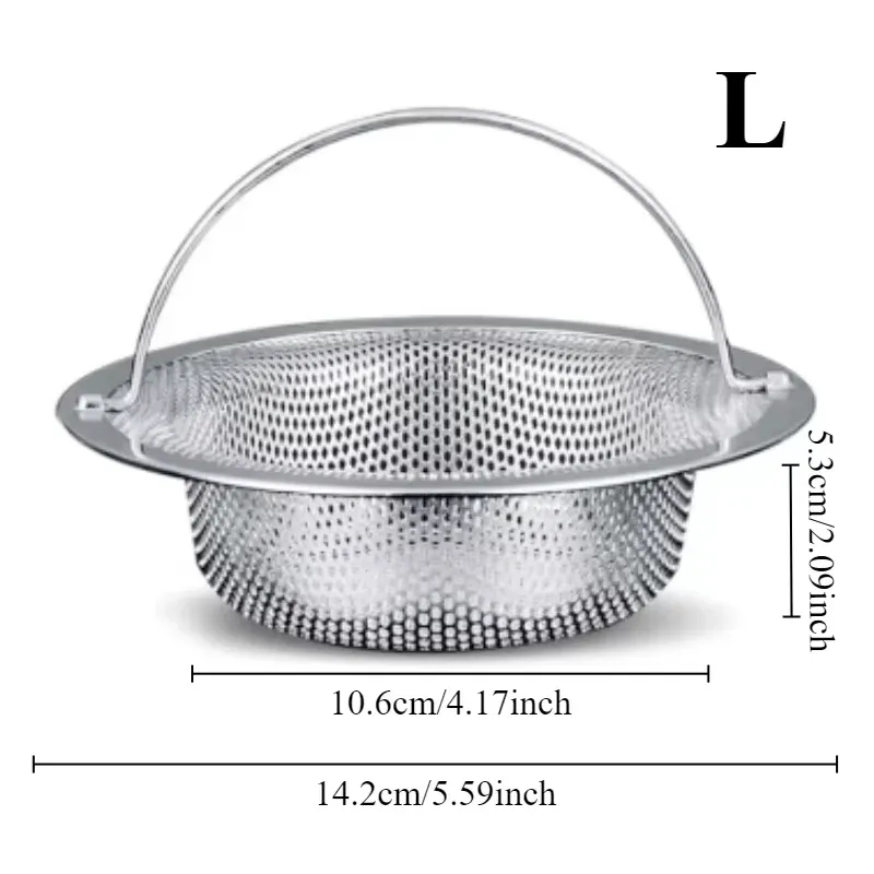 Bouchon à cheveux en acier inoxydable pour baignoire, filtre de vidange de douche 9