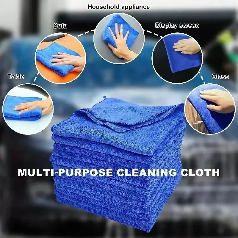Chiffons de nettoyage en microfibre, vue d'ensemble