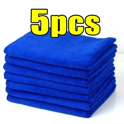 Chiffons de nettoyage en microfibre non pelucheux, lavettes réutilisables super absorbantes pour vitres de voiture 8