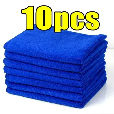 Chiffons de nettoyage en microfibre non pelucheux, lavettes réutilisables super absorbantes pour vitres de voiture 9