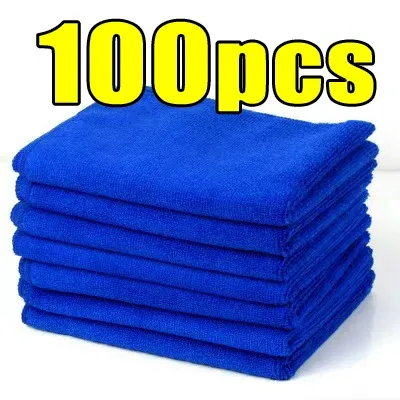 Chiffons de nettoyage en microfibre non pelucheux, lavettes réutilisables super absorbantes pour vitres de voiture 11