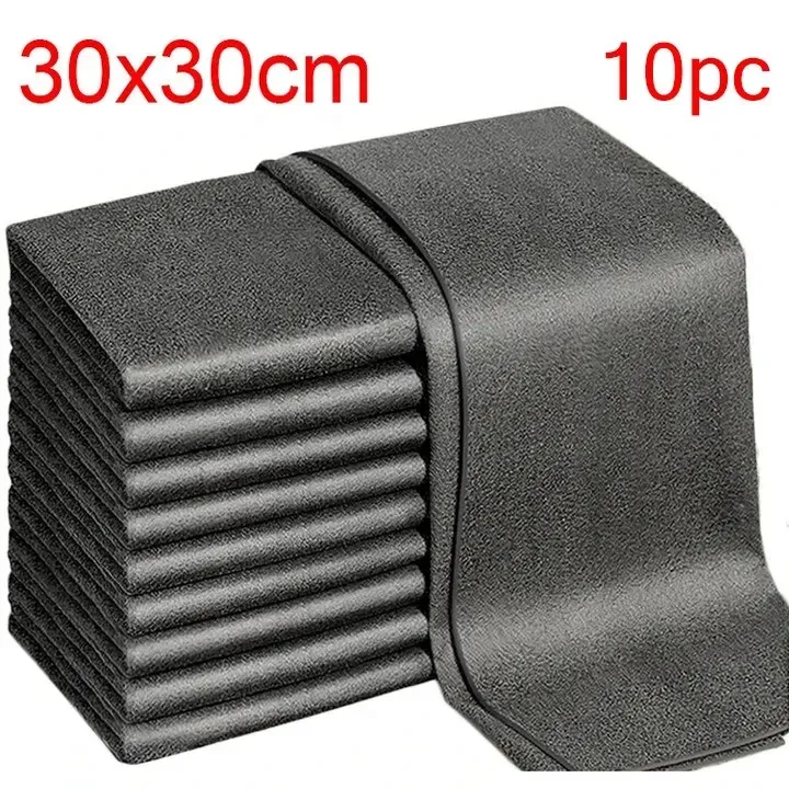 1, 3, 5 ou 10 chiffons magiques en microfibre réutilisables pour le nettoyage des vitres, miroirs et surfaces de cuisine 15