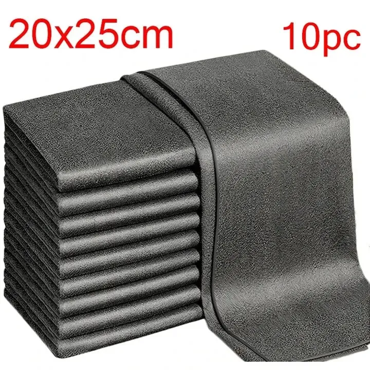 1, 3, 5 ou 10 chiffons magiques en microfibre réutilisables pour le nettoyage des vitres, miroirs et surfaces de cuisine 20
