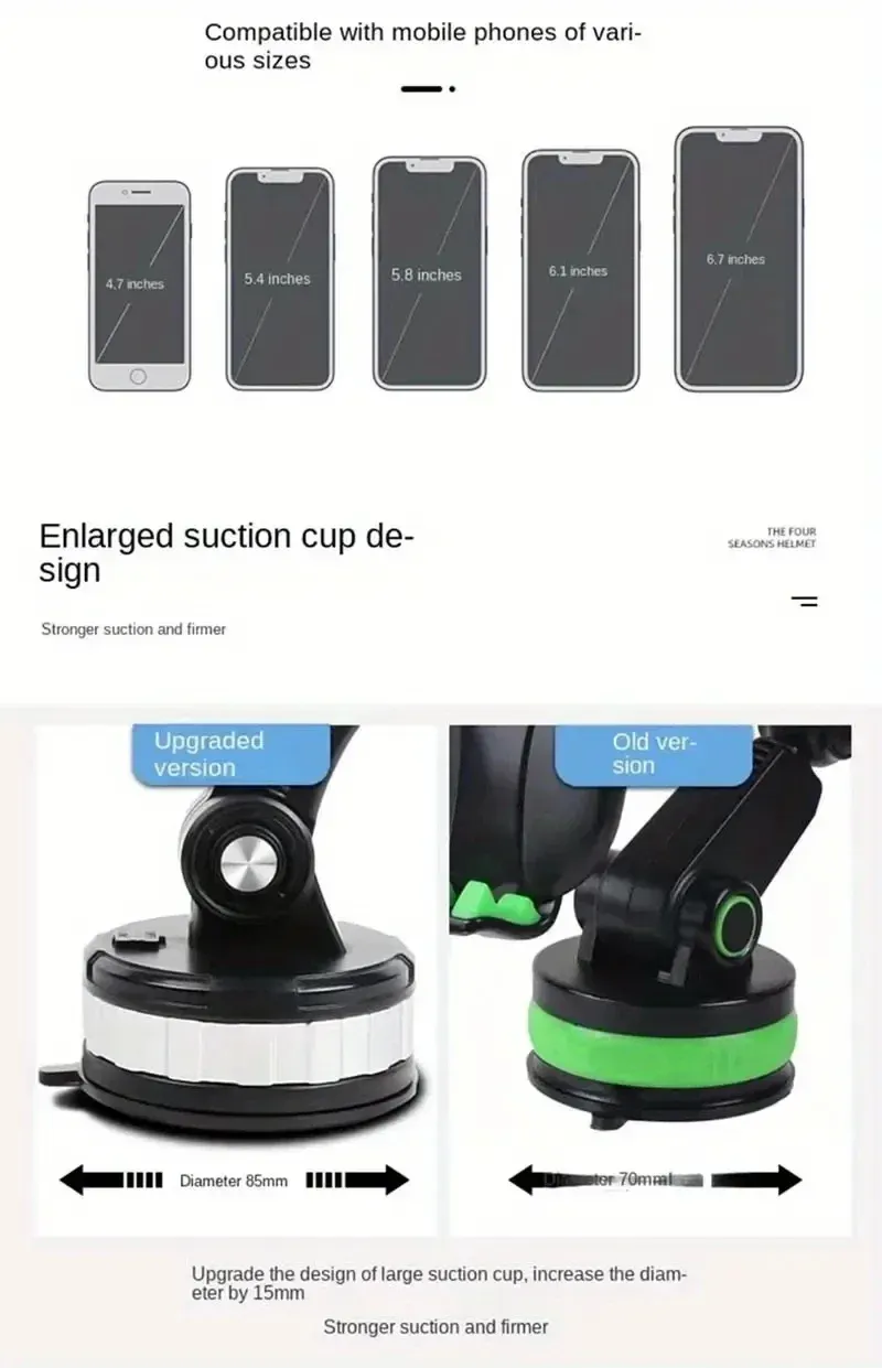 Support de téléphone rotatif en situation de conduite