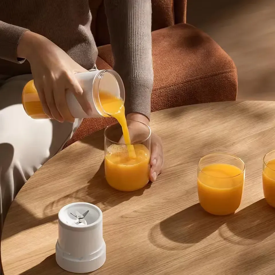 Mixeur portable Xiaomi MIJIA 2,40S, extraction rapide de jus, 19 500 tr/min, capacité 300 ml, mixeur-presse-agrumes, corps en PCTG 6