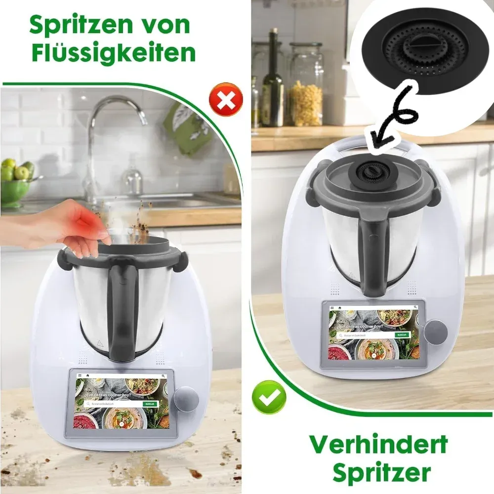 Protection anti-éclaboussures en silicone pour Thermomix TM6, TM5 et TM31 et Monsieur Cuisine Connect, 1 pièce 4
