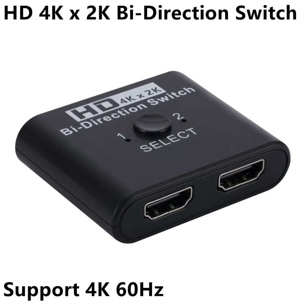 Commutateur HDMI bidirectionnel 8K 60 Hz, 2 entrées 1 sortie / 1 entrée 2 sorties, compatible PS4 7