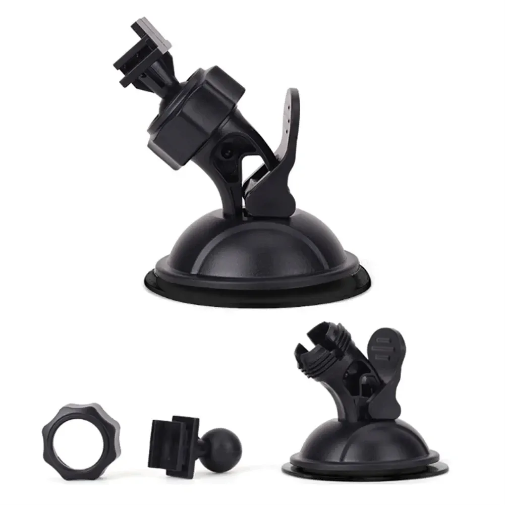 Ventouse de voiture pour support de caméra de tableau de bord, enregistreur vidéo de véhicule avec 6 types d'adaptateurs, support d'enregistrement de conduite pour voiture, base à ventouse
