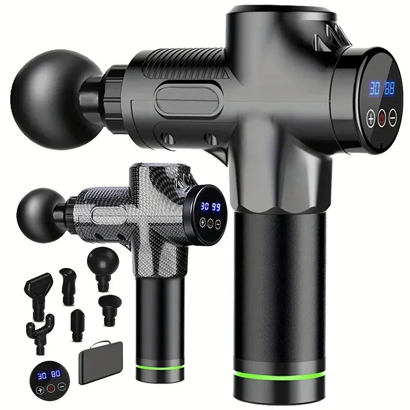 Pistolet de massage électrique 30 niveaux, appareil de relaxation musculaire profonde pour fascia, équipement de fitness silencieux, mixte