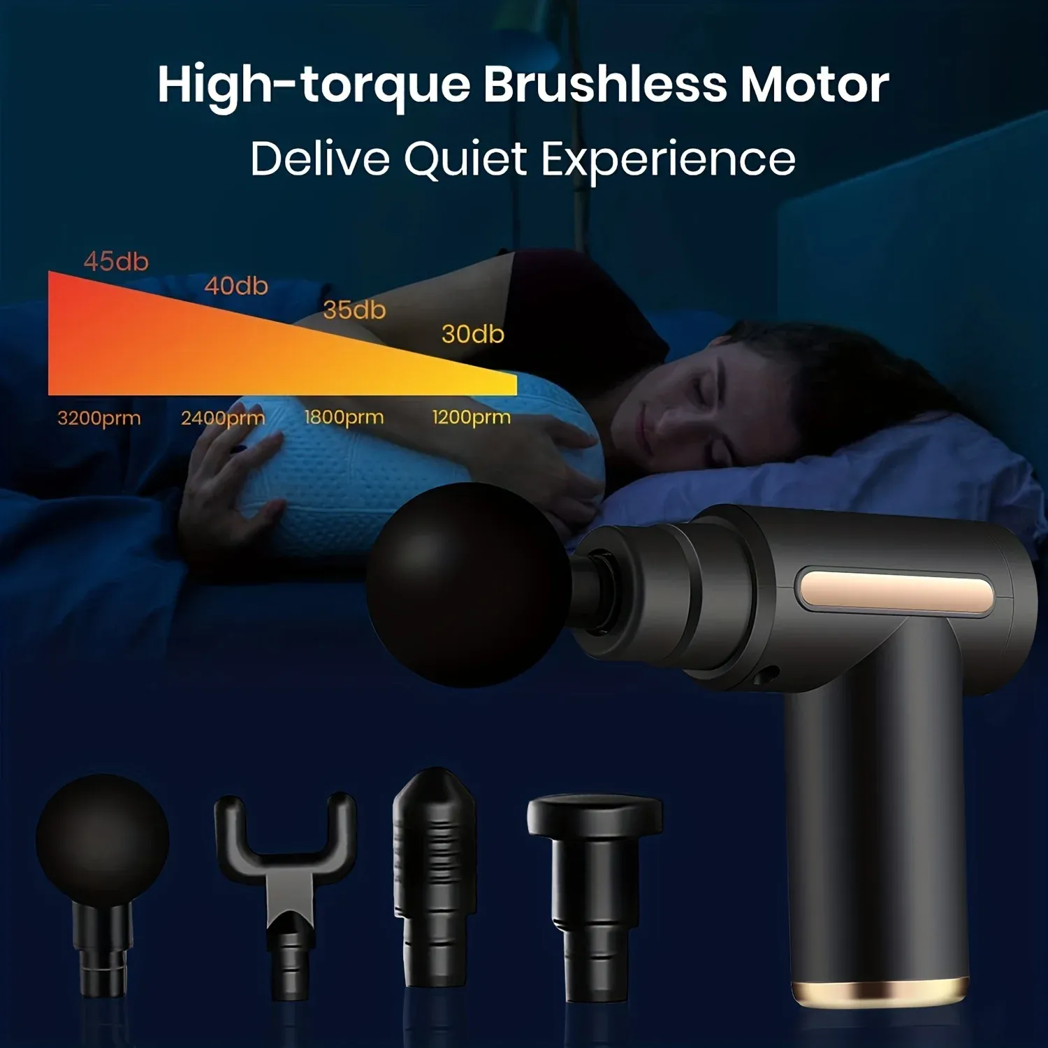 Pistolet de massage électrique à 30 niveaux