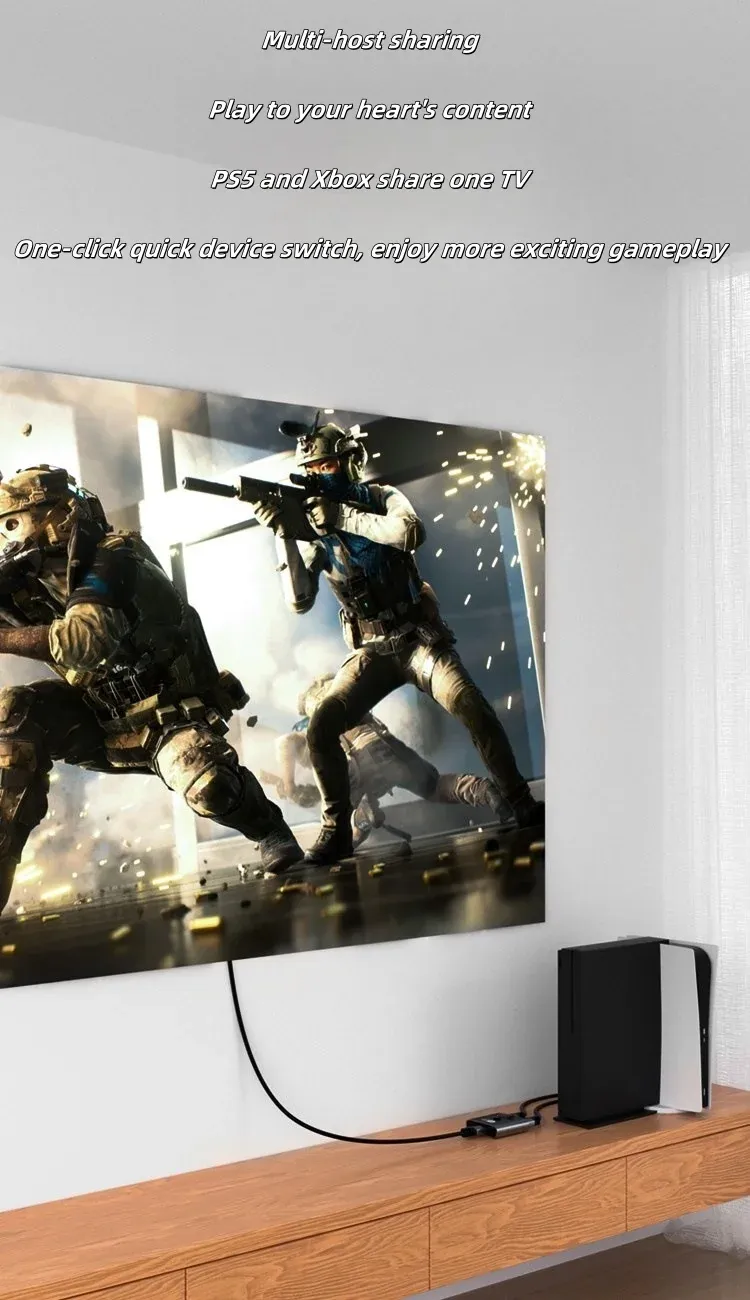 Commutateur HDMI bidirectionnel, mise en situation