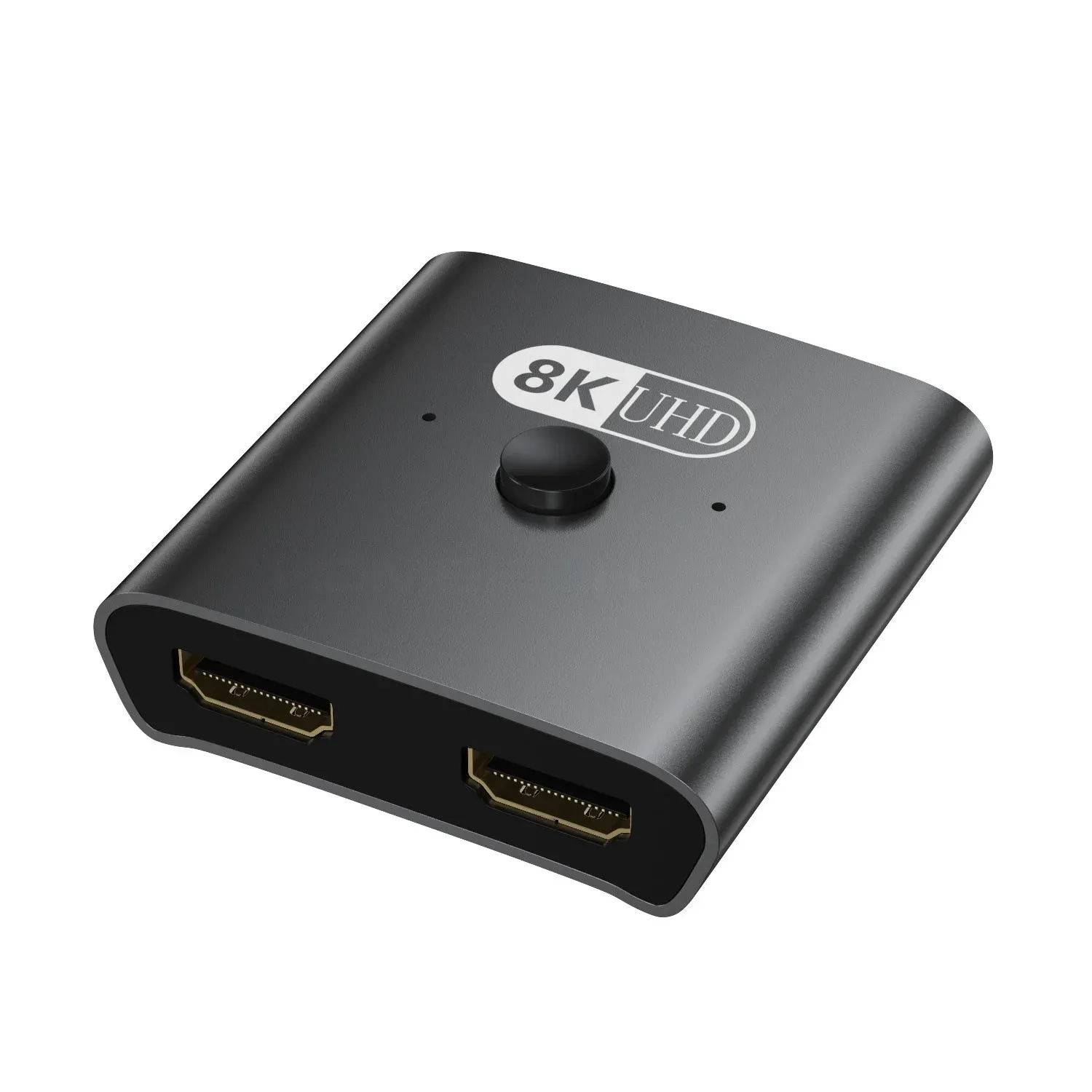 Commutateur HDMI bidirectionnel 4K/8K à 2 entrées et 1 sortie, compatible avec la répartition d'un signal vers 2 sorties 8