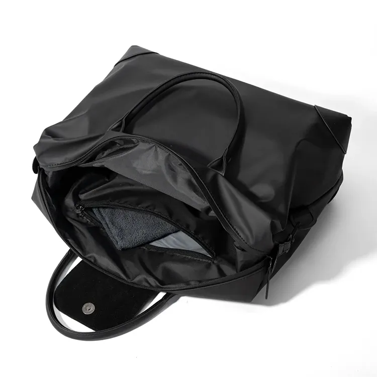 Sac fourre-tout, détail de la fermeture