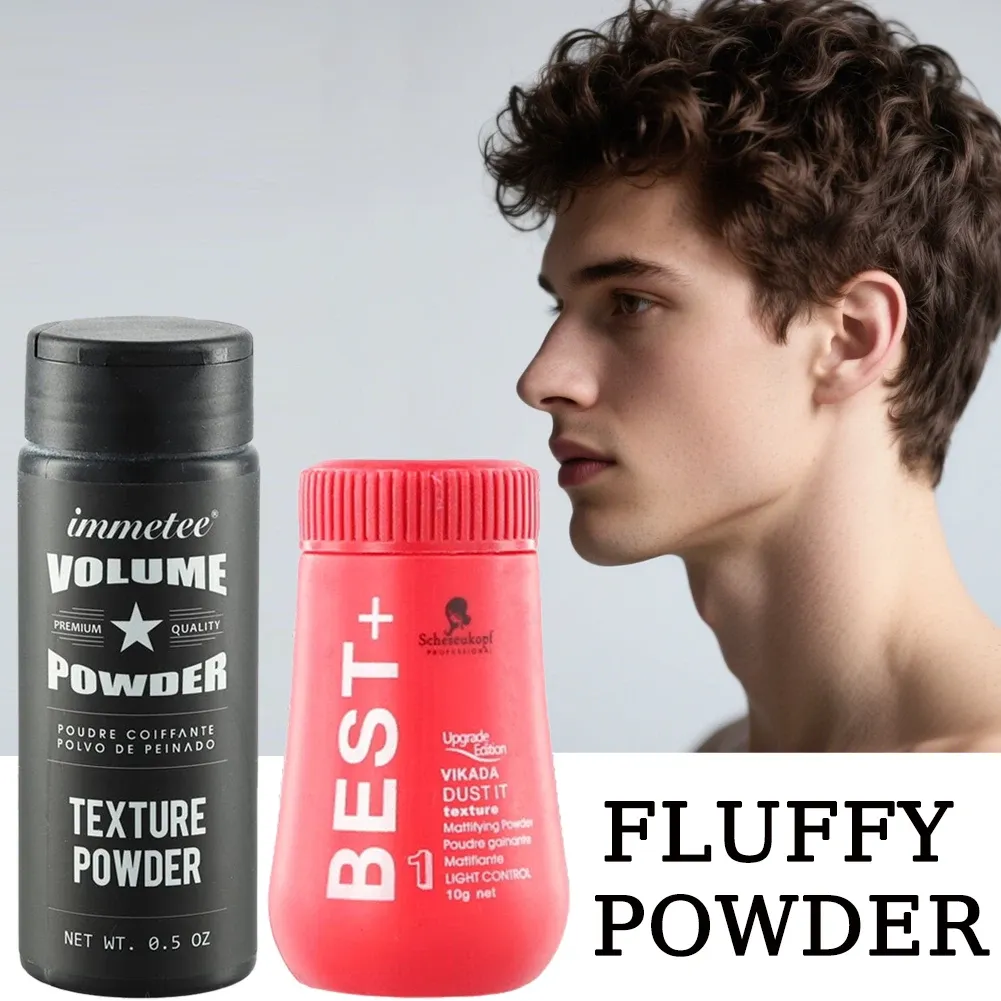 Poudre coiffante volumisante longue tenue pour hommes et femmes, contrôle de l'huile, non irritante 1