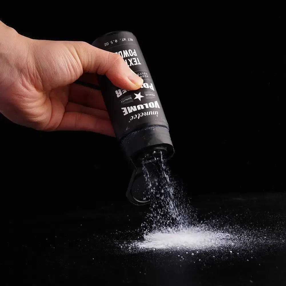 Poudre coiffante volumisante longue tenue pour hommes et femmes, contrôle de l'huile, non irritante 4