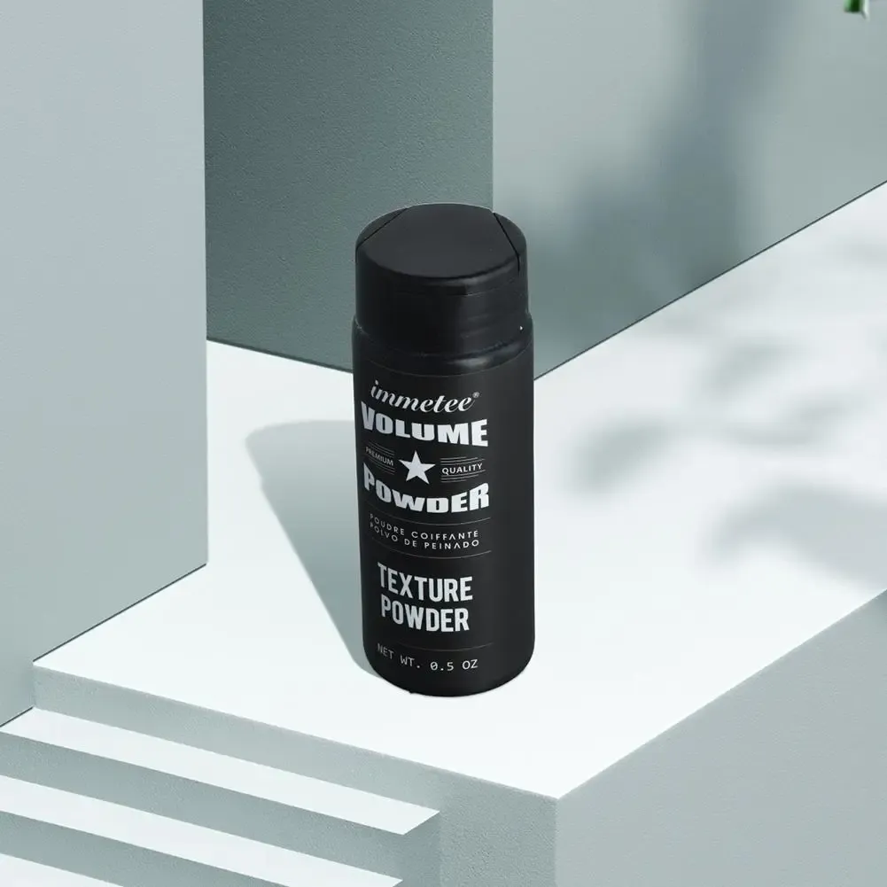 Poudre coiffante volumisante, résultat de coiffure