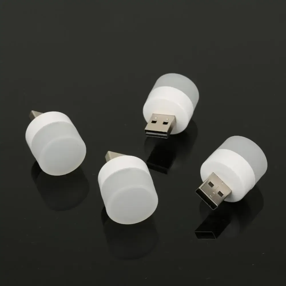 Lampe de lecture LED USB portable 5 V, mini lampe de livre pliable, lampe de camping et de chevet, lampe de table pour batterie externe et ordinateur portable 4