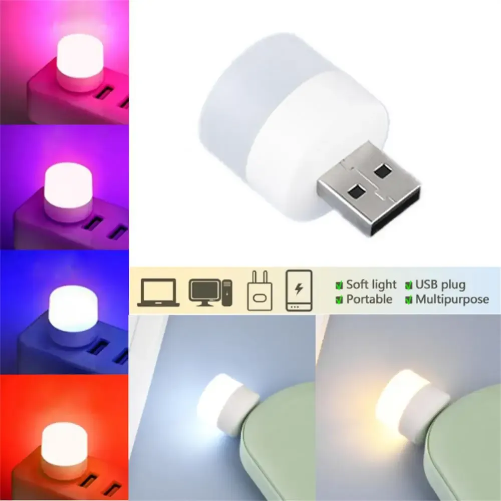 Lumière douce de la lampe LED en ambiance nocturne