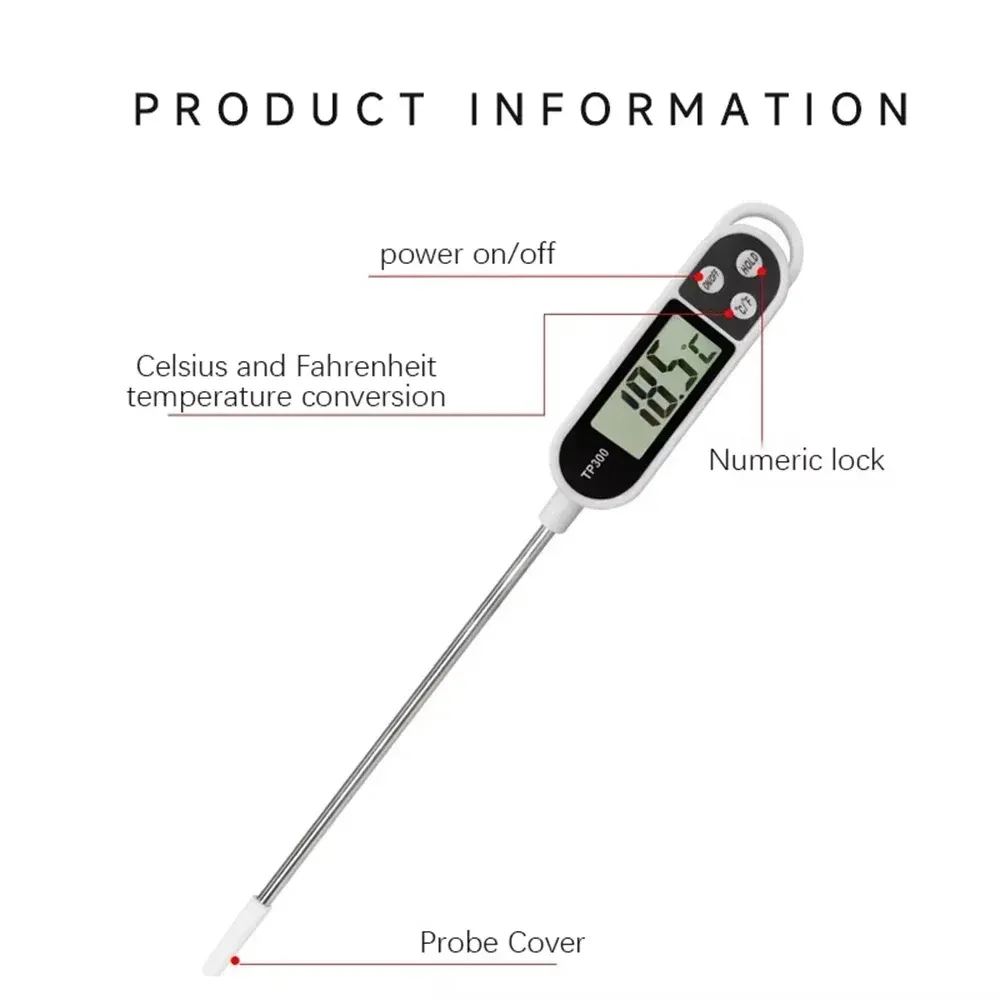 Thermomètre TP300 pendant la préparation d'un repas