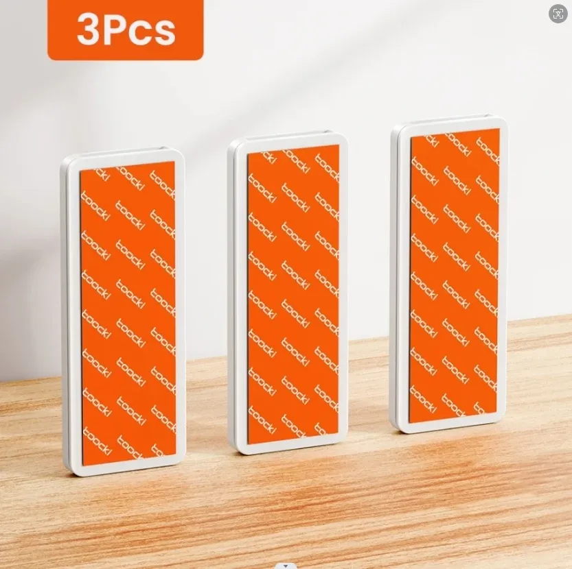 Toocki Support de Multiprise 1, 2 ou 3 Pièces avec Organisateur de Câbles pour Bureau, Fixation Murale Auto-Adhésive pour Chambre 11