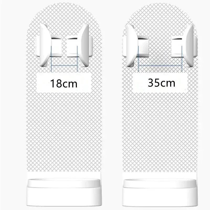 Support mural pour brosse à dents électrique, sans perçage, gain de place 6