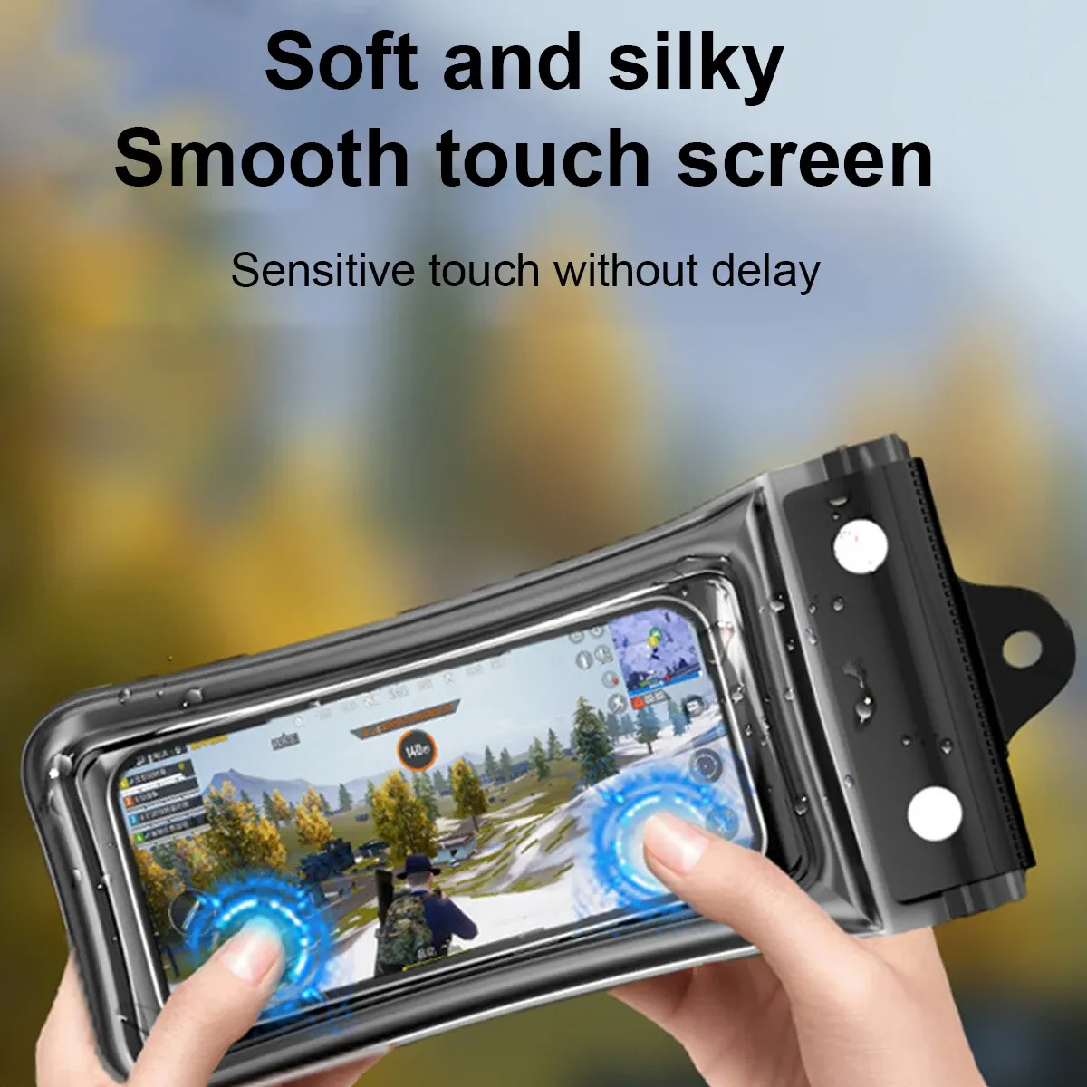 Étui de téléphone étanche et flottant, housse transparente pour la natation, la neige et la forêt tropicale 4