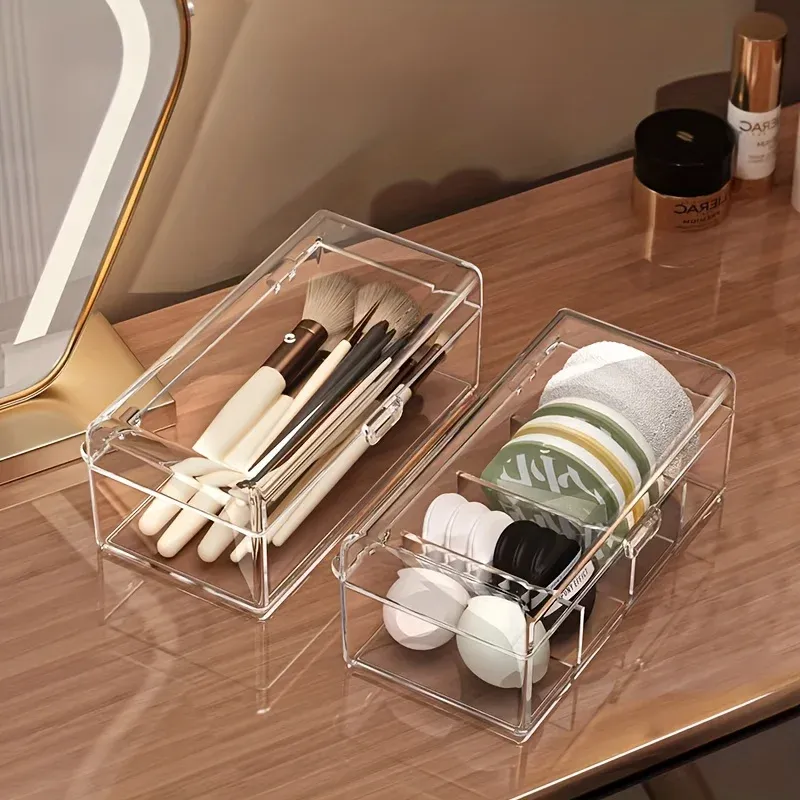 Organisateur cosmétique en situation