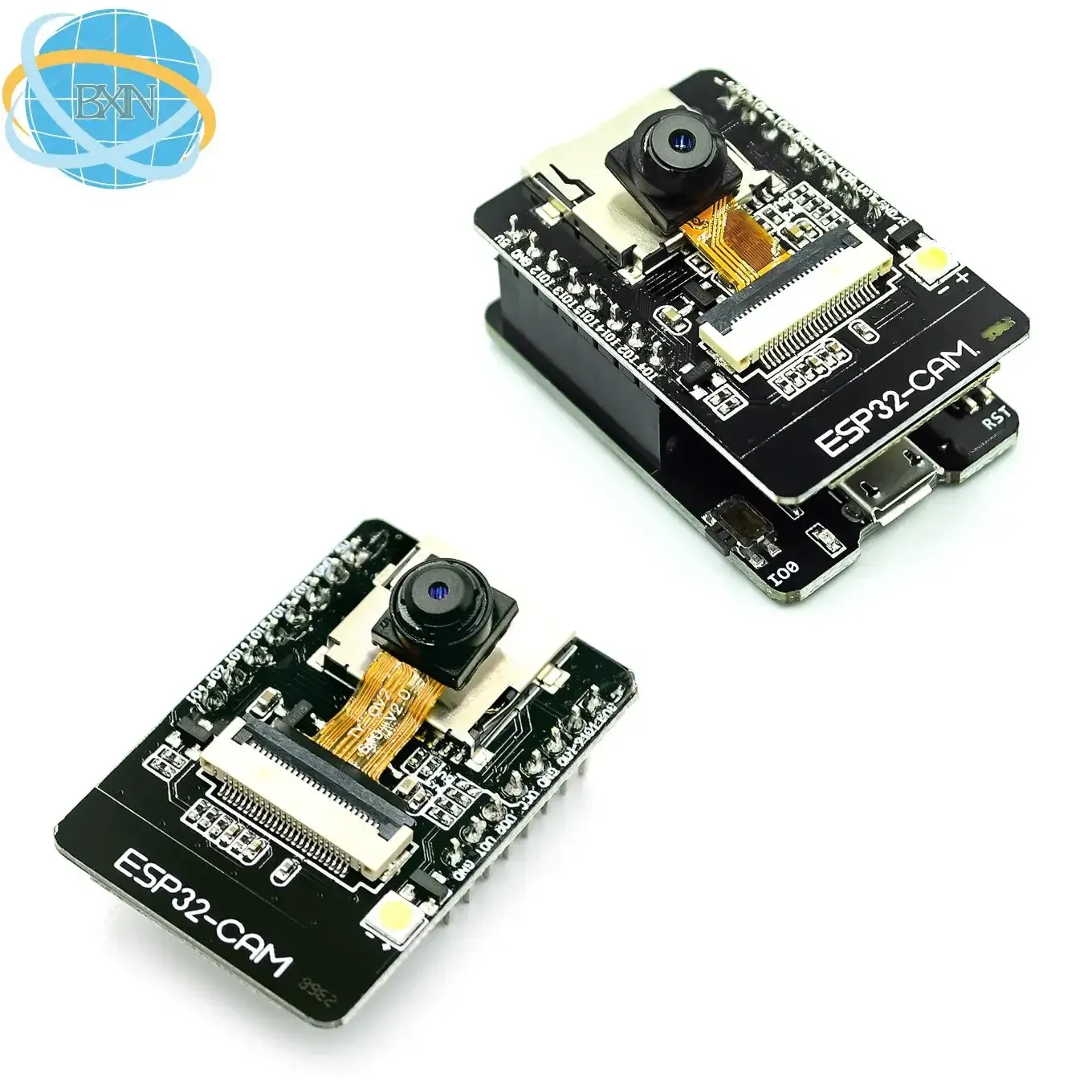 Carte de développement ESP32-CAM avec caméra OV3660, Bluetooth, WiFi, carte d'programmation ESP32-CAM-MB (micro USB) et convertisseur CH340G 5 V 2