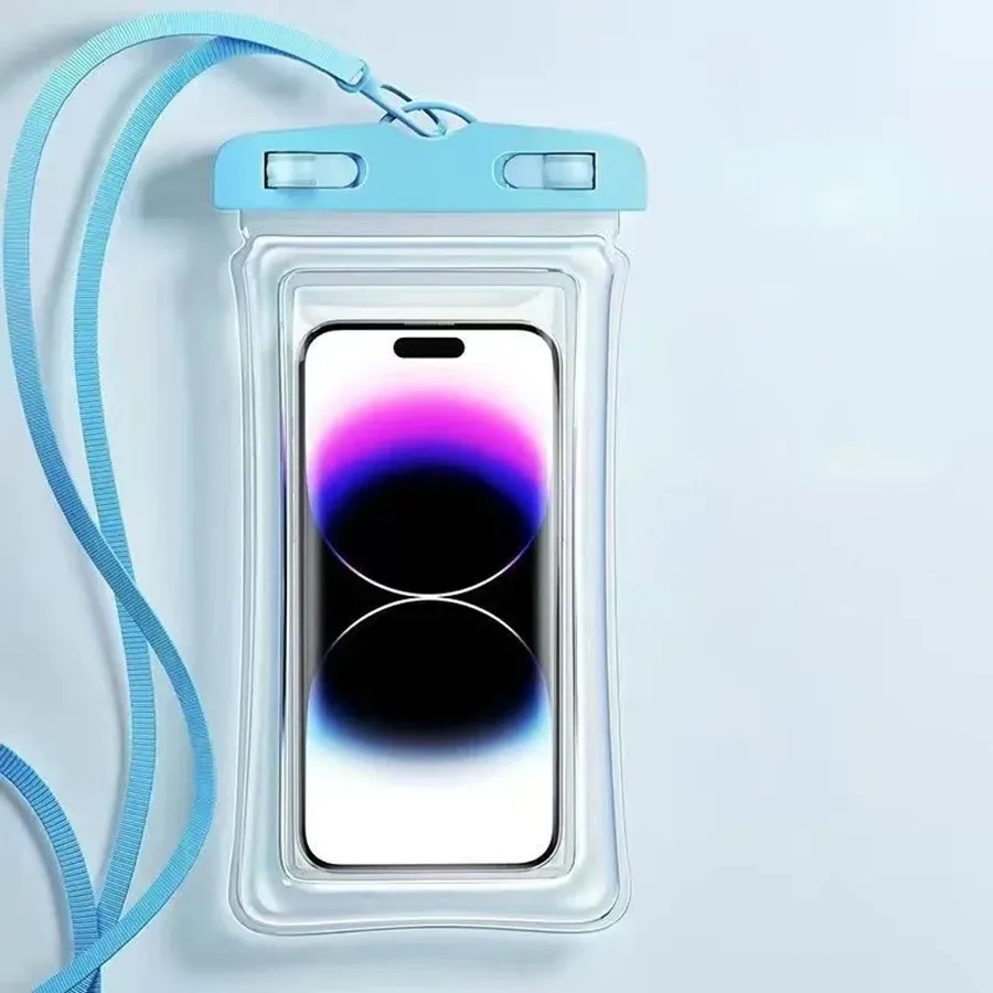 Pochette étanche pour smartphone, étanchéité en profondeur