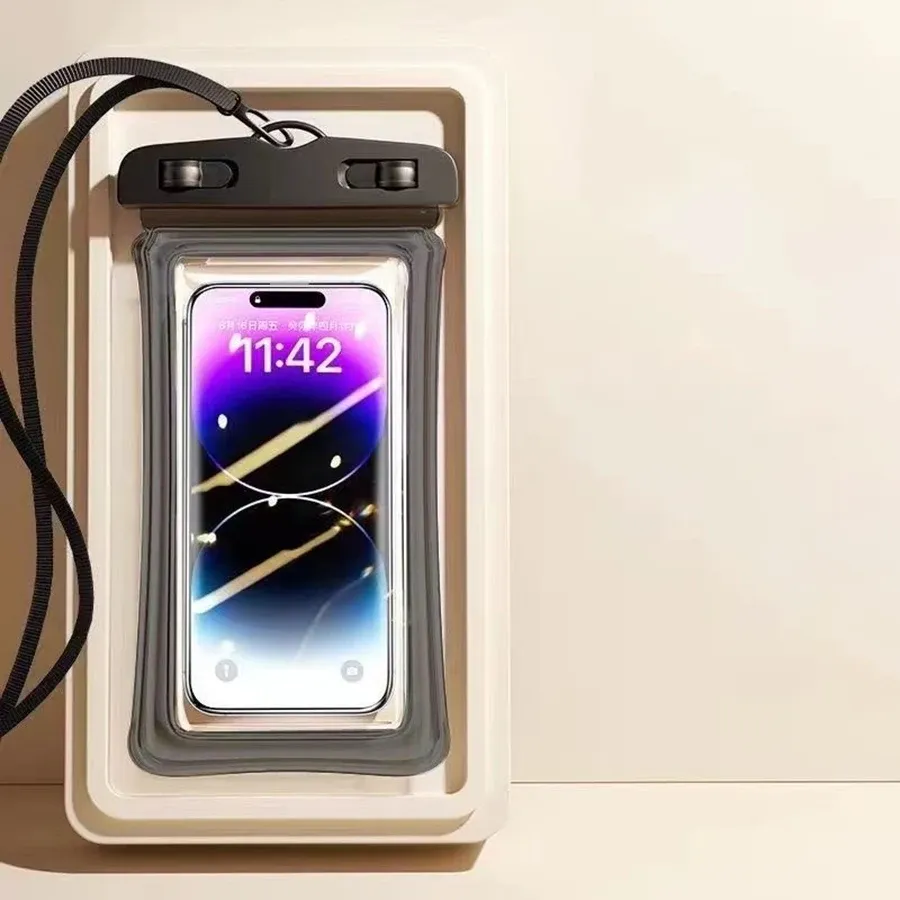Pochette de téléphone étanche IPX8 pour iPhone 15, 14, 13 Pro Max et Plus, idéale pour la plage et les croisières 9