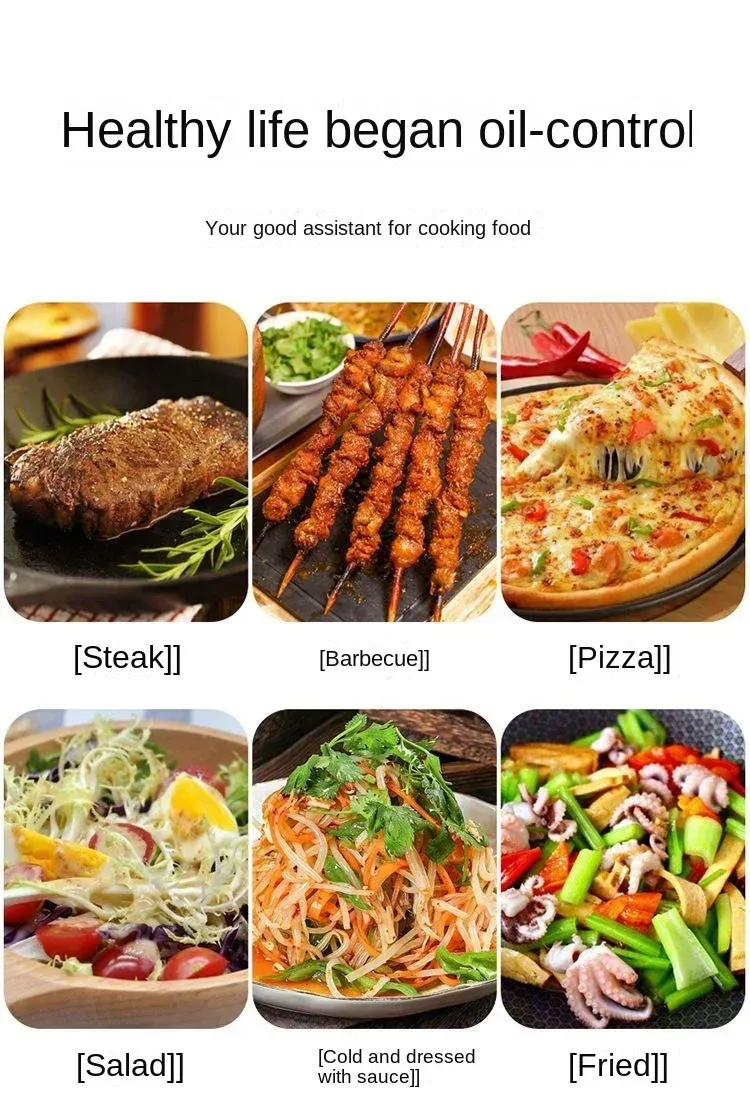 Pulvérisateur d'huile, mise en situation culinaire