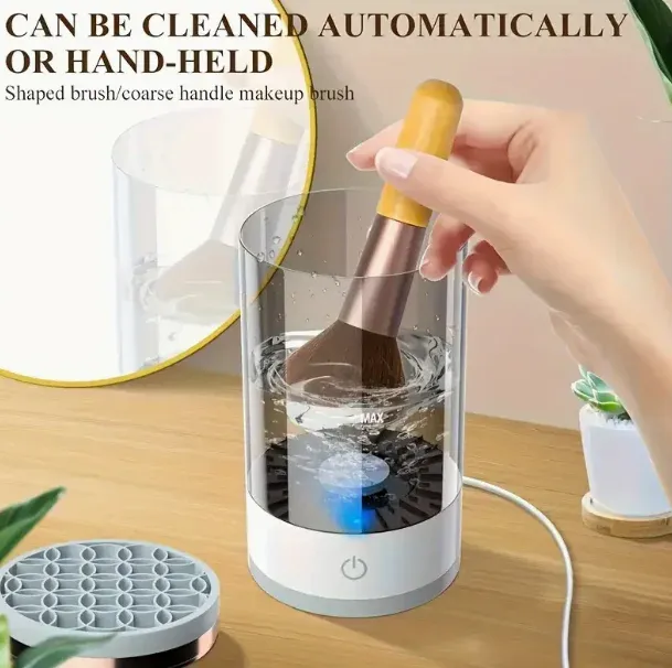Nettoyeur automatique de pinceaux de maquillage