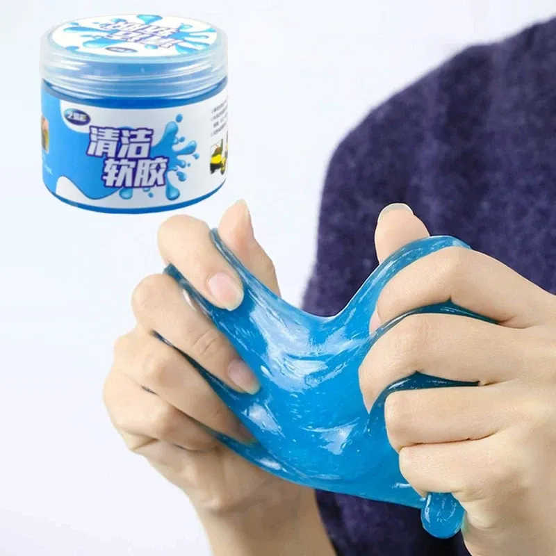 Gel de nettoyage multi-usage réutilisable pour grilles d'aération de voiture, claviers et ordinateurs portables – Réf. D343 2