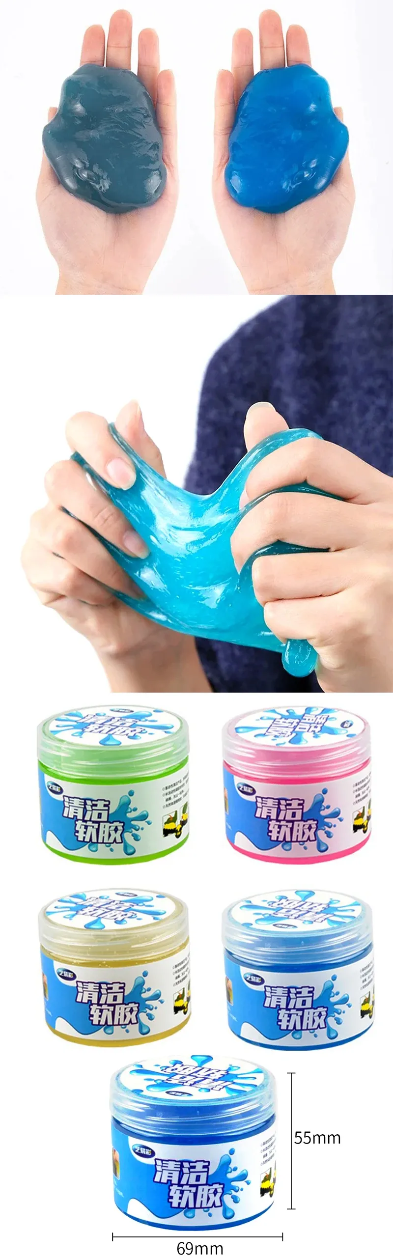 Gel de nettoyage réutilisable en situation