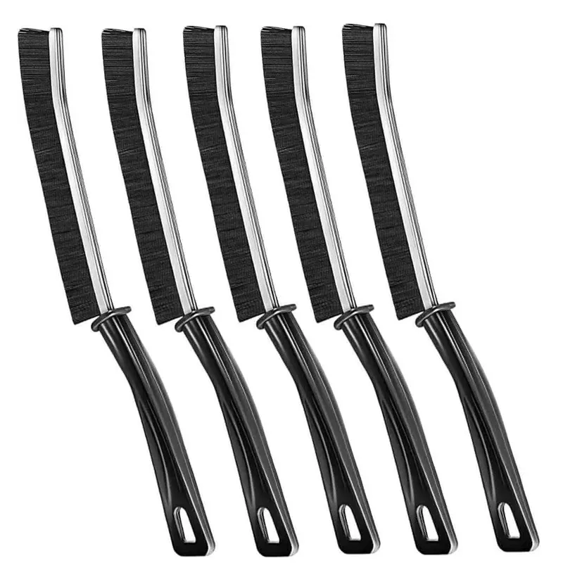 Brosse de nettoyage durable pour joints et interstices, idéale pour carrelage de cuisine et de voiture, à poils pour angles difficiles d'accès, lot de 1 à 5 pièces 8