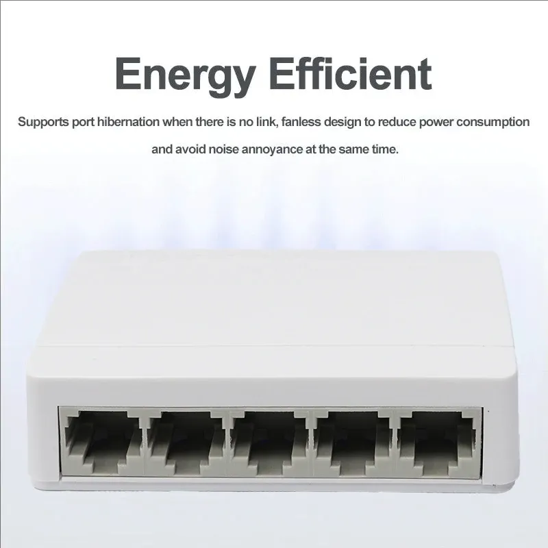 Commutateur Gigabit installé dans un bureau