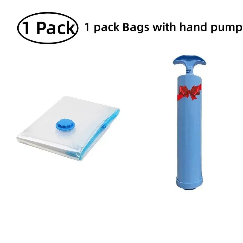 Sacs de rangement sous vide pour vêtements, oreillers et couvertures, format compact idéal pour le voyage 9
