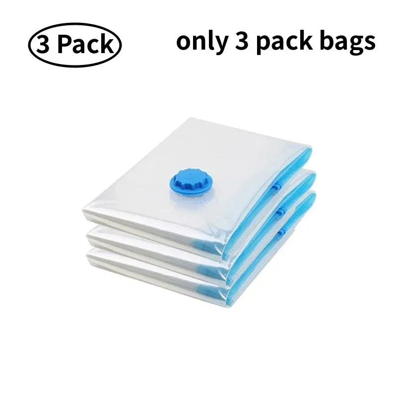 Sacs de rangement sous vide pour vêtements, oreillers et couvertures, format compact idéal pour le voyage 8