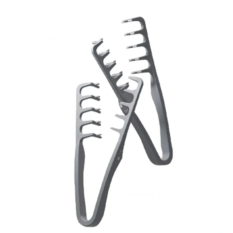 Peigne volumateur à dents larges pour hommes, texturé, style coréen, idéal pour couvrir la frange 5