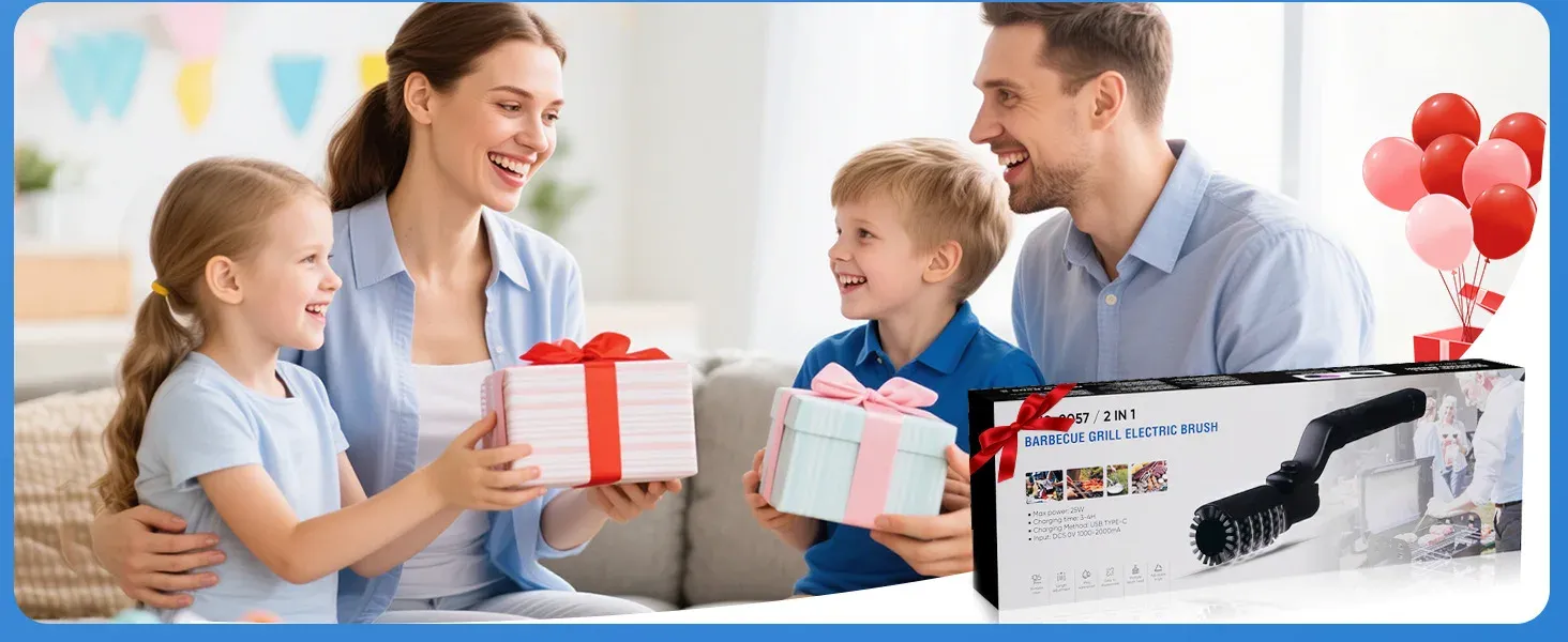 Brosse de nettoyage électrique pour barbecue, résultat final