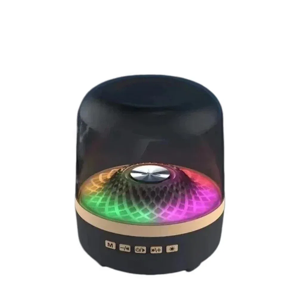 Barre de son sans fil Bluetooth 5.3 Hi-Fi avec caisson de basses et éclairage respirant, audio portable pour home cinéma