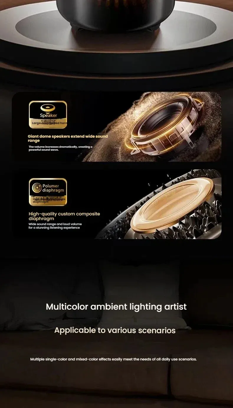Lumière d'ambiance respirante