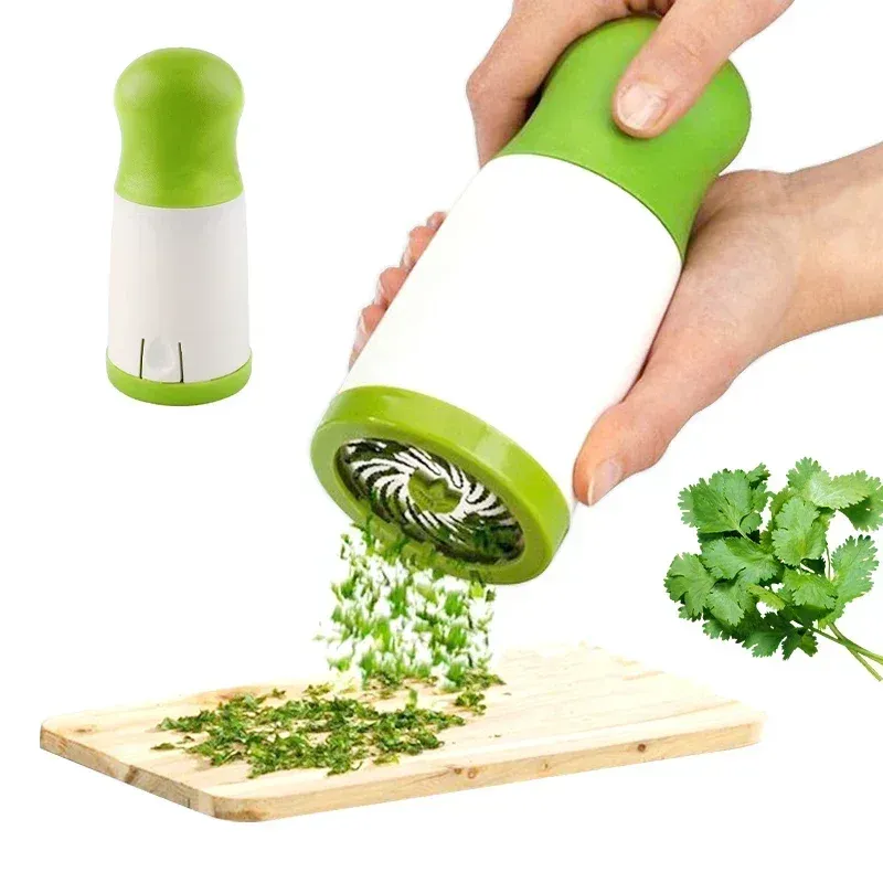 Hachoir manuel en acier inoxydable pour légumes, poivre et persil – Ustensiles de cuisine 2