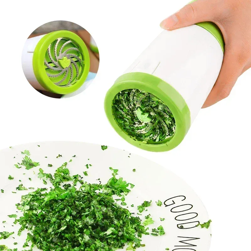 Hachoir manuel en acier inoxydable pour légumes, poivre et persil – Ustensiles de cuisine 3