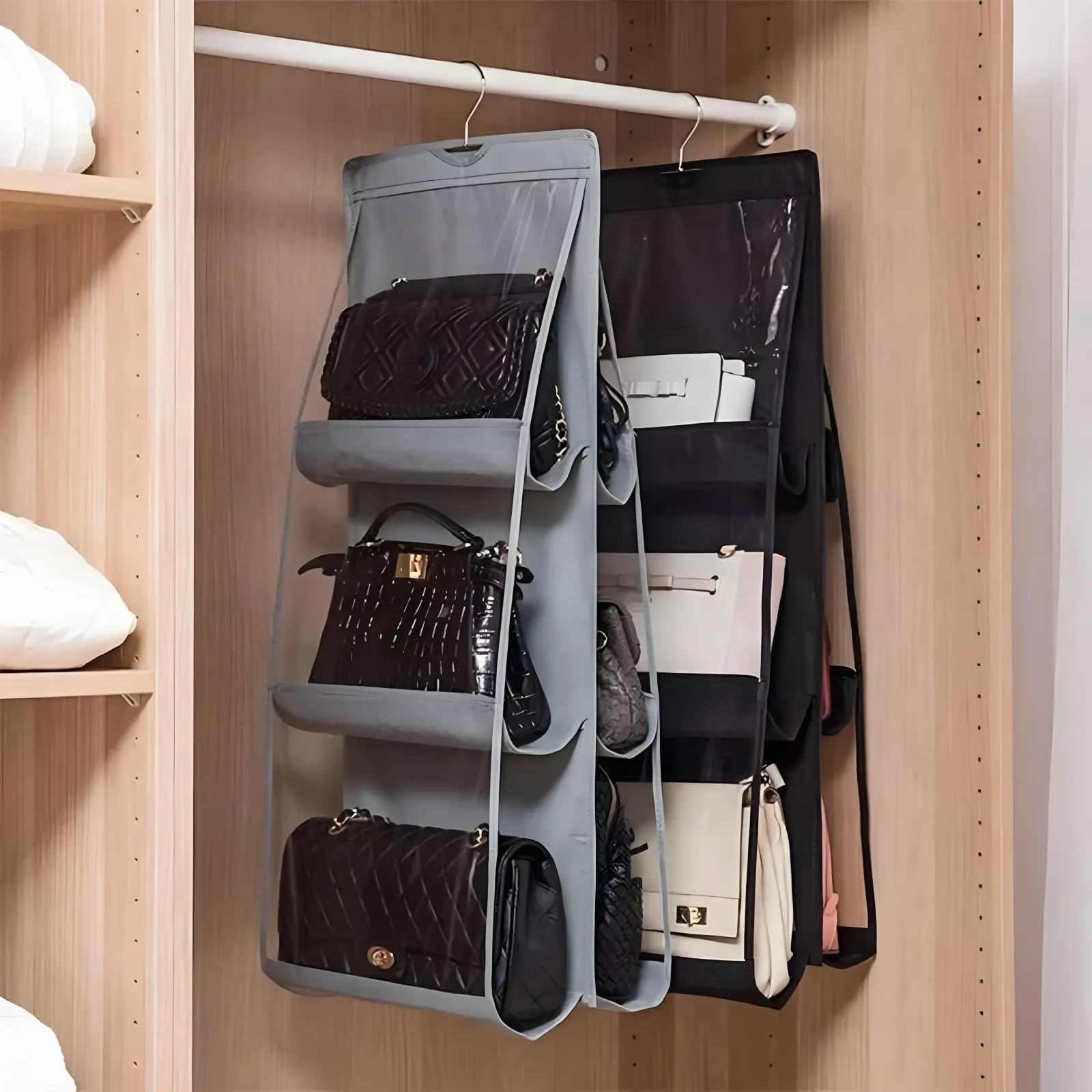 Organisateur transparent pour accessoires de maison